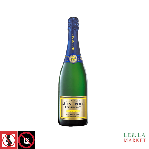 Champagne brut   "Grande Cuvée" Heidsieck & C° Monopole 12.5% vol 75cl