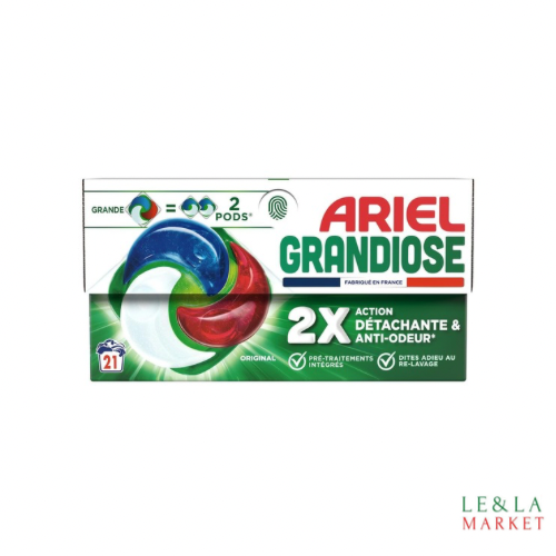 Lessive capsule Pods Grandiose Original Ariel 21 Lavages