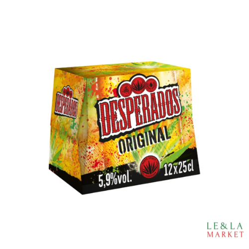 Bière Desperados orignal  5.90% Vol 12x25cl