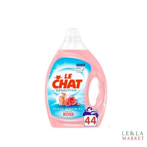 Lessive Le Chat sensitive rose 40 lavages