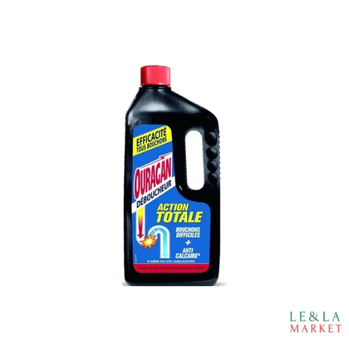 Gel déboucheur action totale OURAGAN 1L