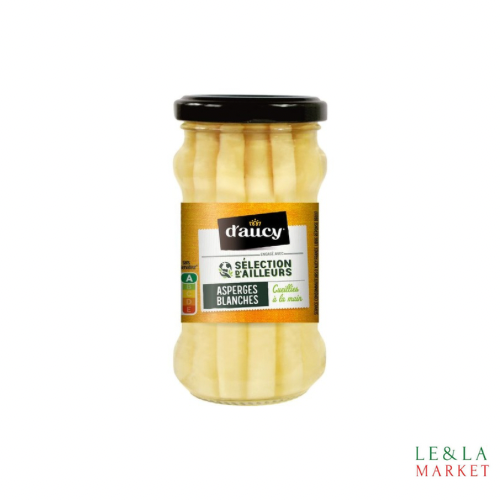 Asperges blanches
cueillies à la main D’aucy 110g