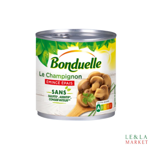Champignons émincés épais sans sulfite Bonduelle 230g