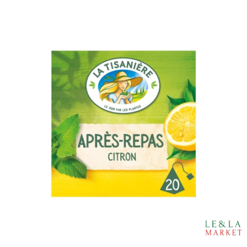 Infusion Après Repas Citron  La Tisanière 20 sachets 30g