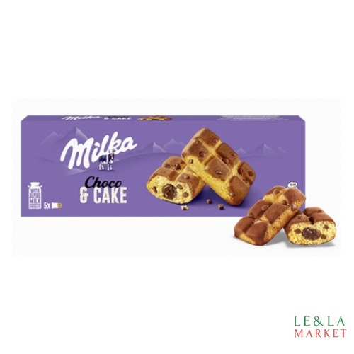 Gâteaux fourrés au chocolat au lait Choco&Cake Milka 175Gg