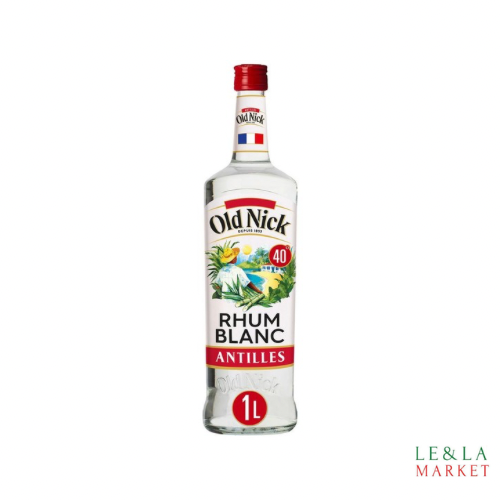 Rhum Blanc Old Nick  40% vol 1L