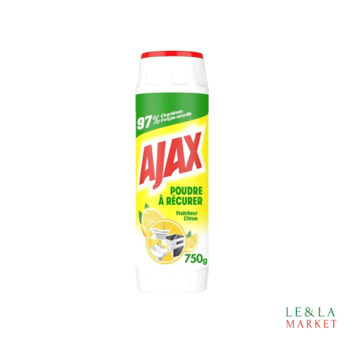 Poudre à récurer fraicheur citron Ajax 750g
