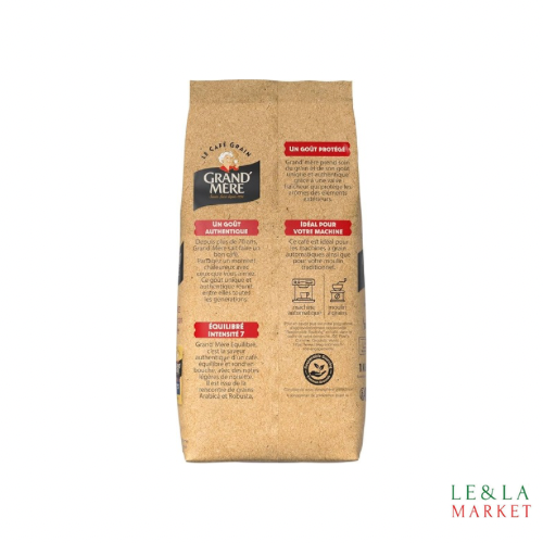 GRAND MERE Café  grains Grand Mère Équilibre Intensité7 1Kg