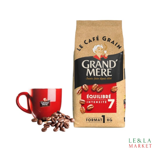 GRAND MERE Café  grains Grand Mère Équilibre Intensité7 1Kg