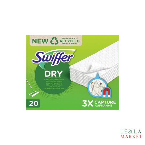 Lingettes sèches Swiffer 20 pièces