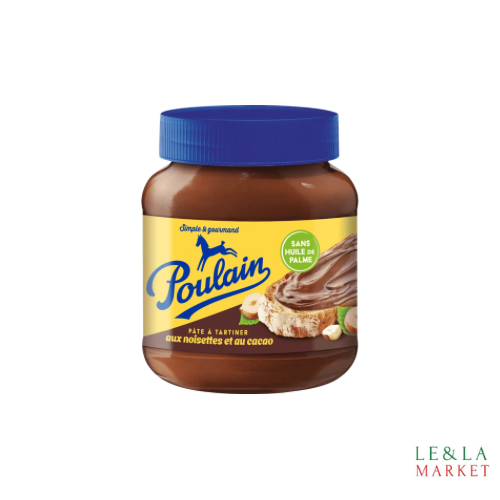 Pâte à tartiner Sans huile de palme aux noisettes et au cacao Poulain 400g