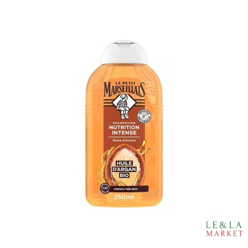 Shampoing Nutrition Calendula et Huile d'Argan Bio Le Petit Marseillais 250ml