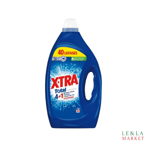 Lessive liquide 4en1 X-TRA 40 lavages