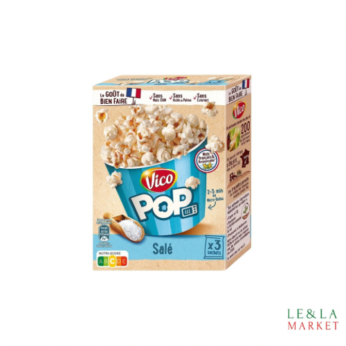 Pop corn salé Vico 3x80g