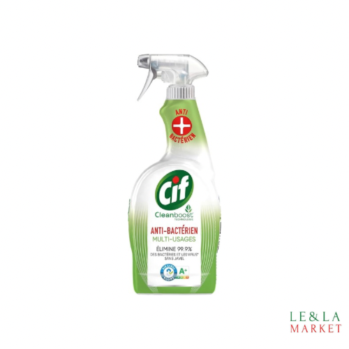 Spray Nettoyant Antibactérien Multi-Usages sans javel Cif 750ml