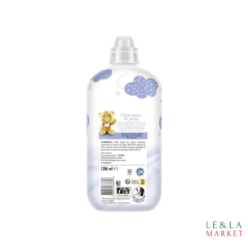 Adoucissant hypoallergénique L'Original Caroline 66 lavages