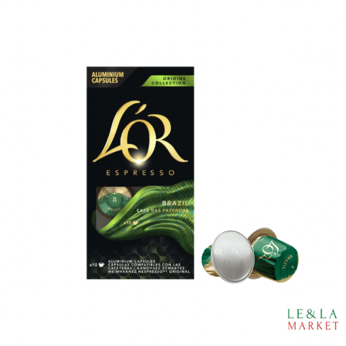 L'Or Espresso Brazil café x10(52g)