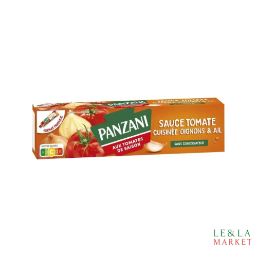 Sauce tomate cuisinée oignons et ail Panzani 180g