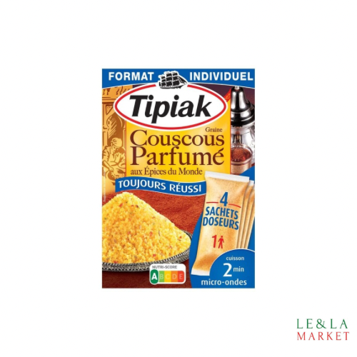 Graine couscous parfumé aux épices du monde Tipiak 260g
