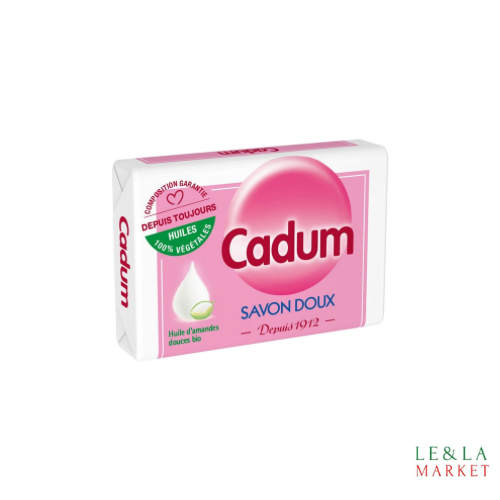 Savon solide à l'huile d'amandes douces Cadum 100g