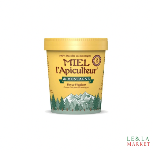 Miel de fleurs de montagne crémeux et onctueux L'APICULTEUR 500g