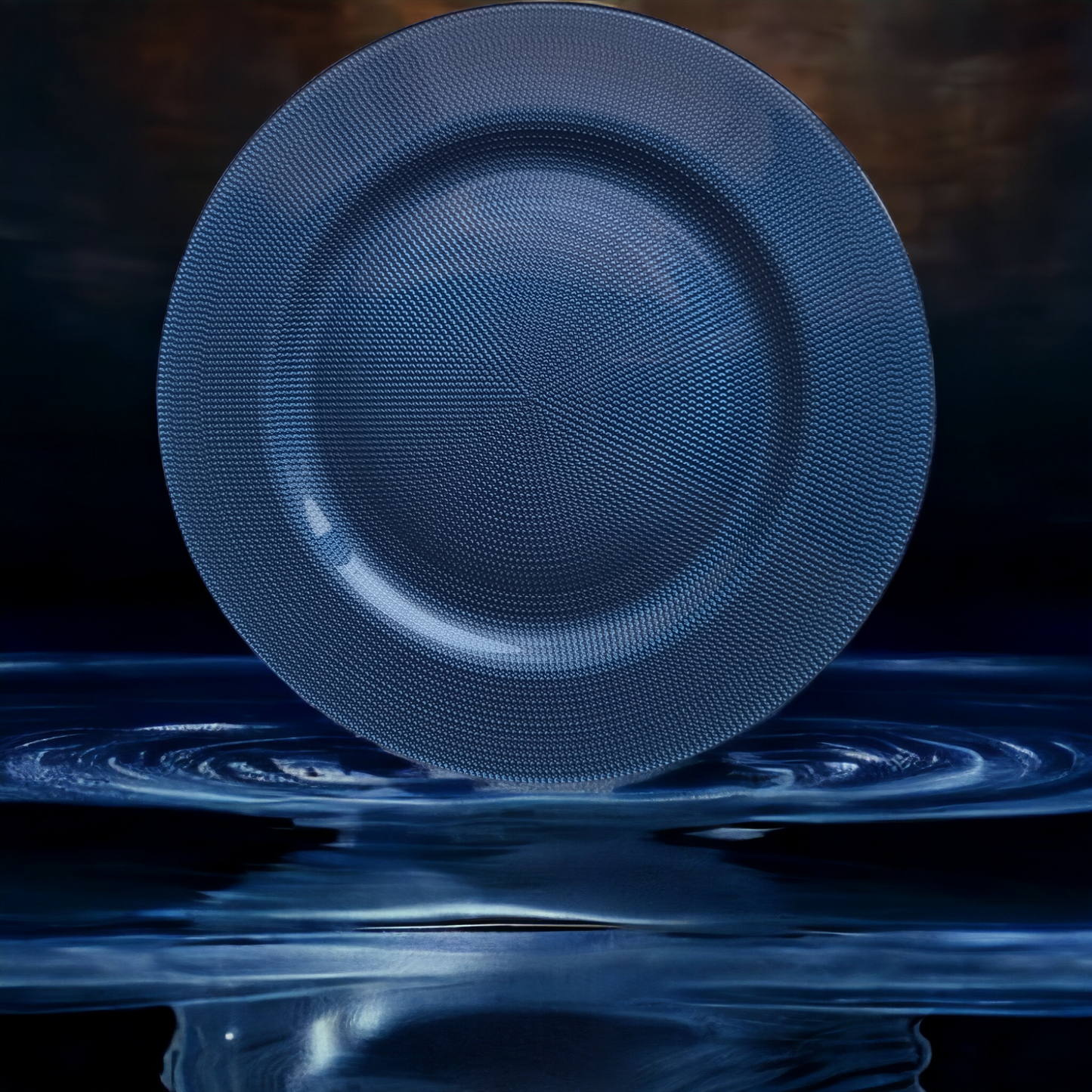 Assiette plate blue 31cm