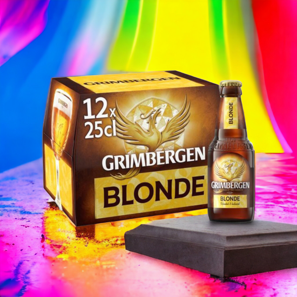 Bière blonde Grimbergen  6.7% Vol 12x25cl