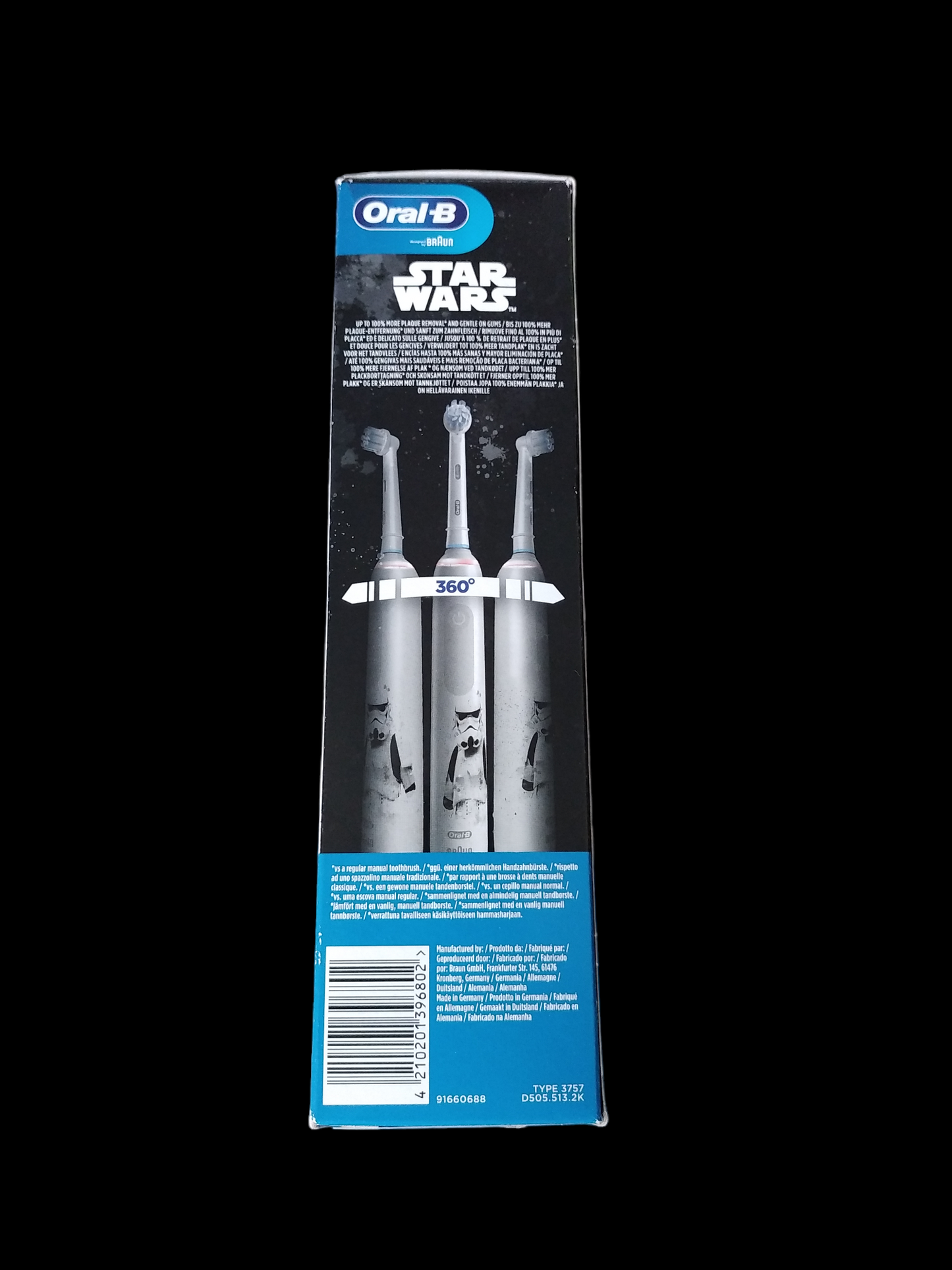 Brosse à dents électrique junior Star wars Oral B