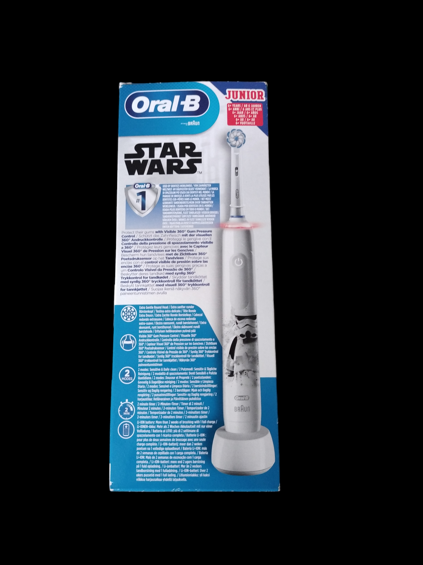 Brosse à dents électrique junior Star wars Oral B