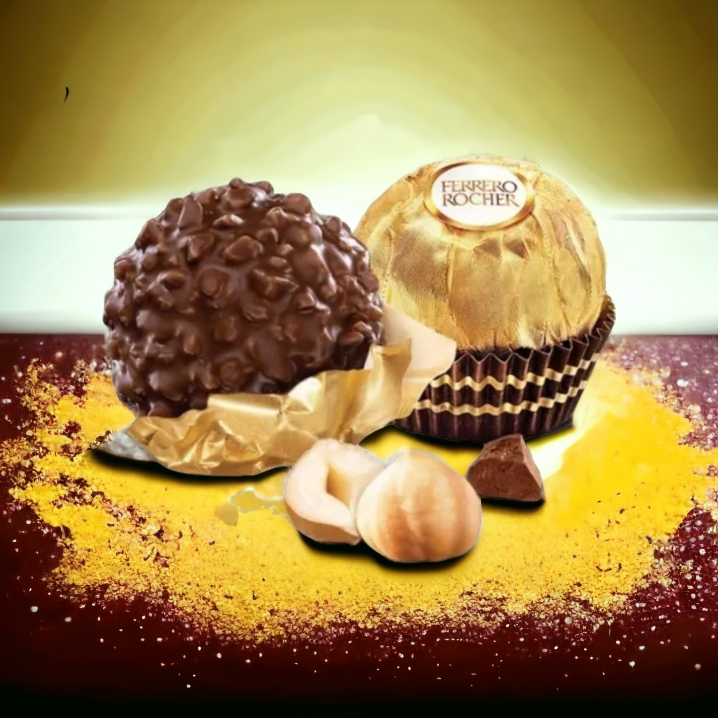 Bouchées Chocolat au lait noisettes Ferrero Rocher 30 pièces 375g