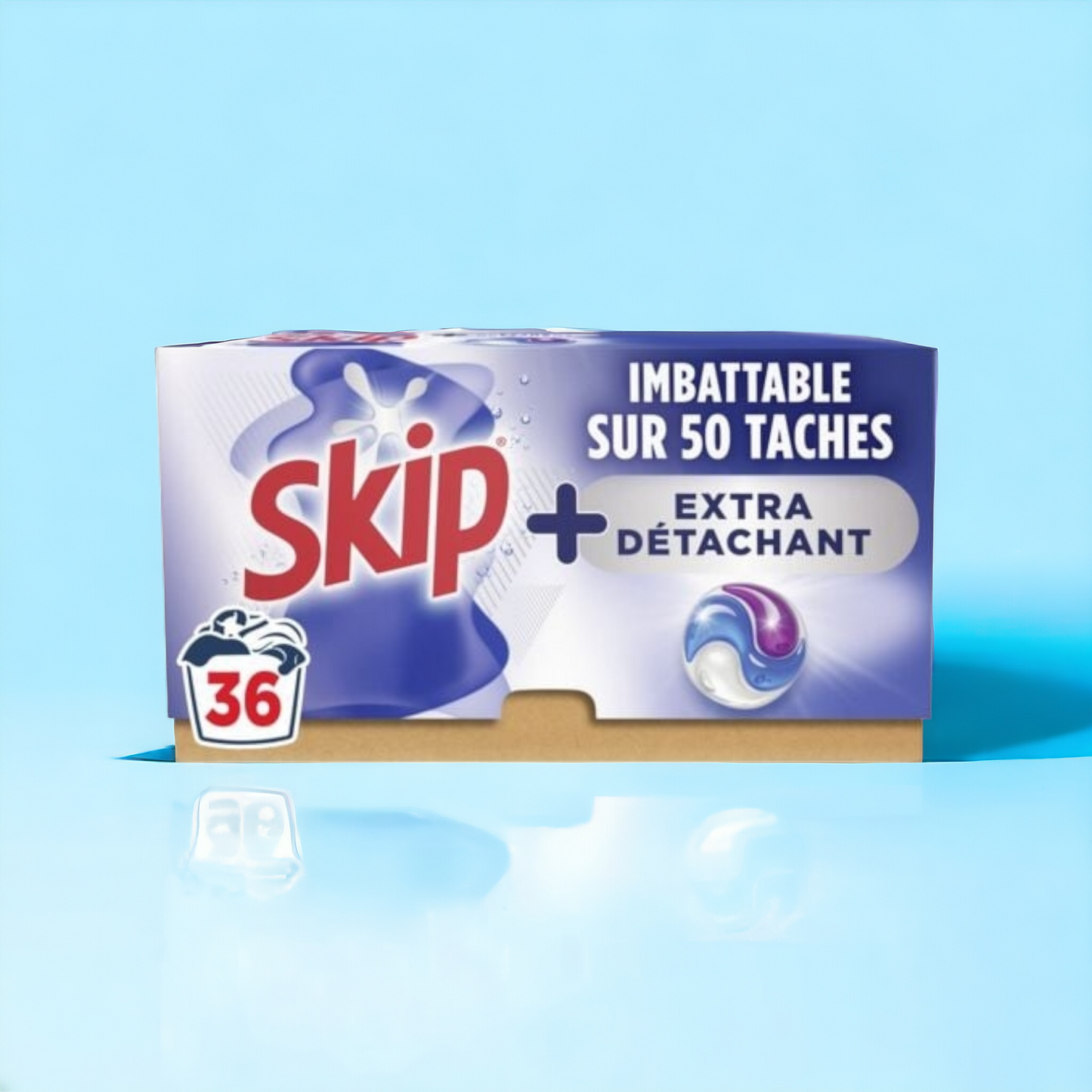 Lessive capsules extra détachant Skip 36 lavages