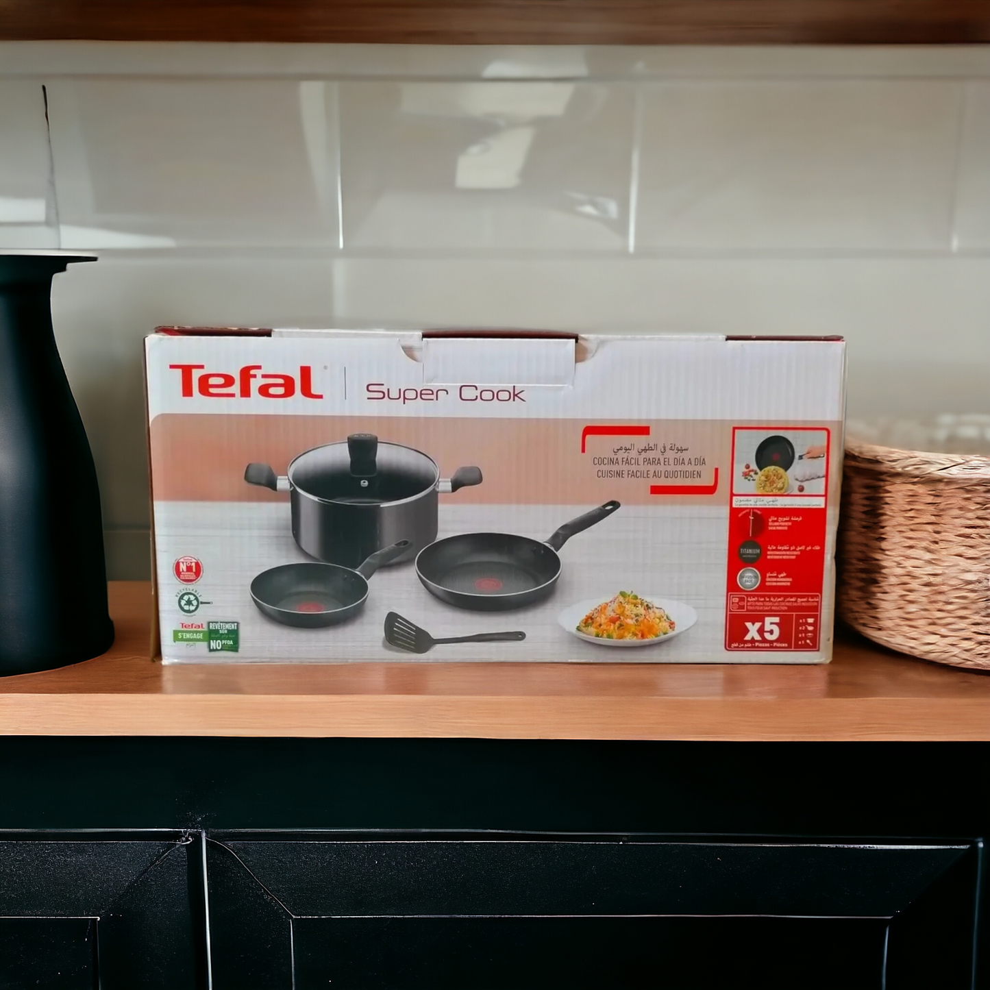 Set de 5 Pièces Supercook TEFAL