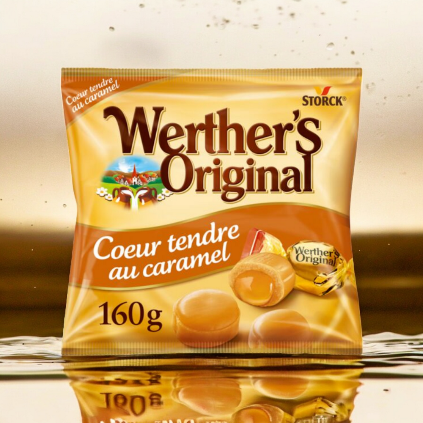 Bonbons coeur tendre au caramel Werther's Original 160g