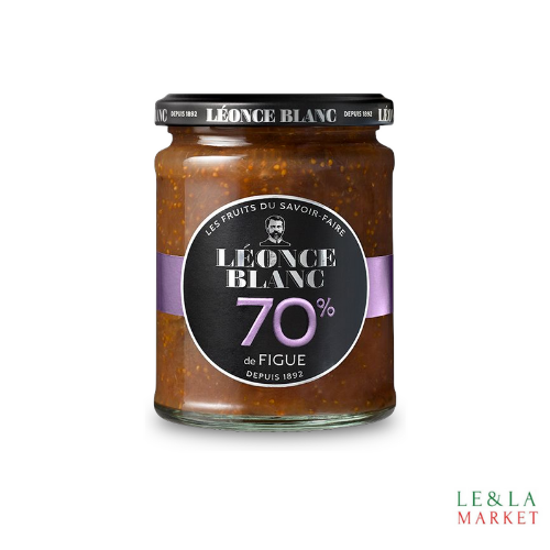 Confiture 70% de figue  Léonce Blanc 320 g