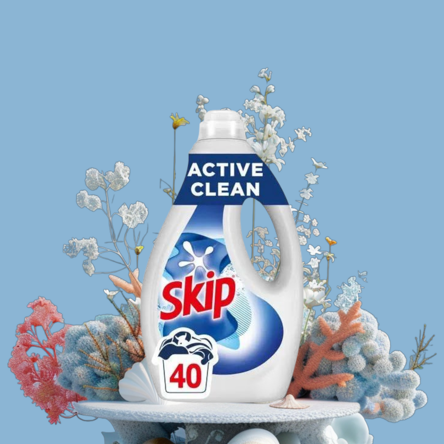 Lessive liquide active clean Skip 40 lavages