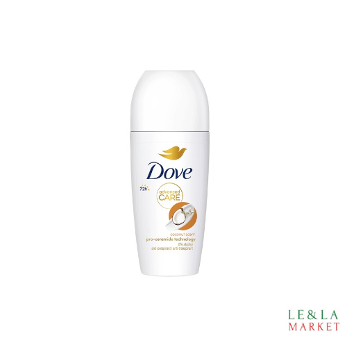 Déodorant femme Advanced Care Parfum Noix de Coco  Bille Anti-transpirant  72h Dove 50 ml