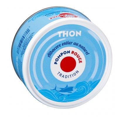 Thon Nature entier Pompon Rouge 130g